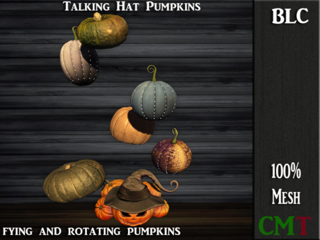 Second Life Marketplace - BLC Talking Hat Pumkins